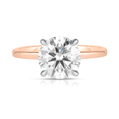 2.00 Carat Round Cut Diamond Engagement Ring