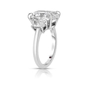 4.43 Carat Cushion Cut Diamond Engagement Ring