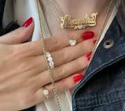 1.10 Carat Bezel Set Diamond Heart Necklace