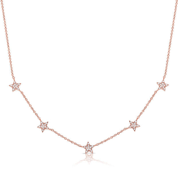 Diamond Stars By the Yard Necklace