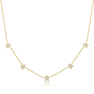 Diamond Stars By the Yard Necklace