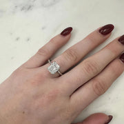 2.70 Carat Radiant Cut Diamond Engagement Ring