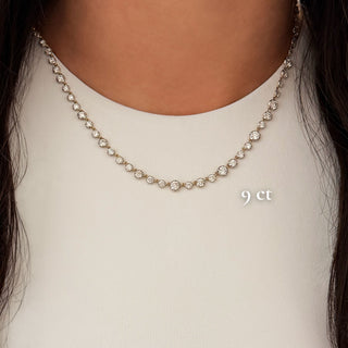 Georgian Lab Diamond Necklace