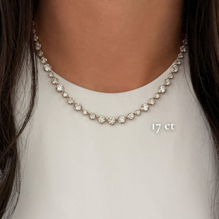 Georgian Lab Diamond Necklace