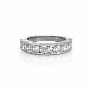 Diamond Channel Eternity Band