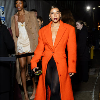 Hannah Bronfman at Christopher John Rogers Fashion Show