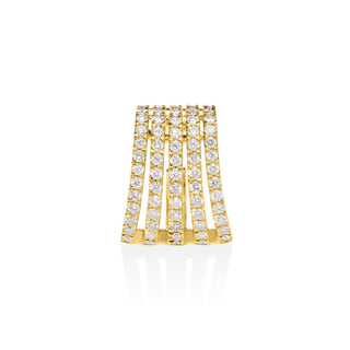 5-Row Diamond Ear Cuff