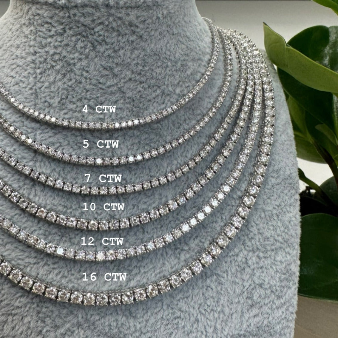 Lab Diamond Chain Classic Lab Grown Diamond Tennis Necklace – Alexandra Beth