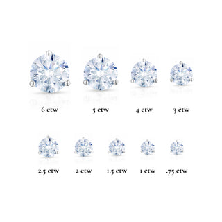 Classic Lab Diamond Stud Earrings