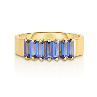 Sapphire Wedding Band