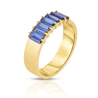 Sapphire Wedding Band