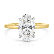 2.51 Carat Oval Cut Diamond Engagement Ring