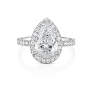 2.24 Carat Pear Cut Diamond Engagement Ring