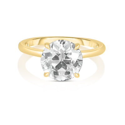2.49 Carat Old Mine Cut Diamond engagement ring