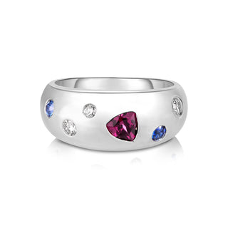 Mixed Shape Dome Ring