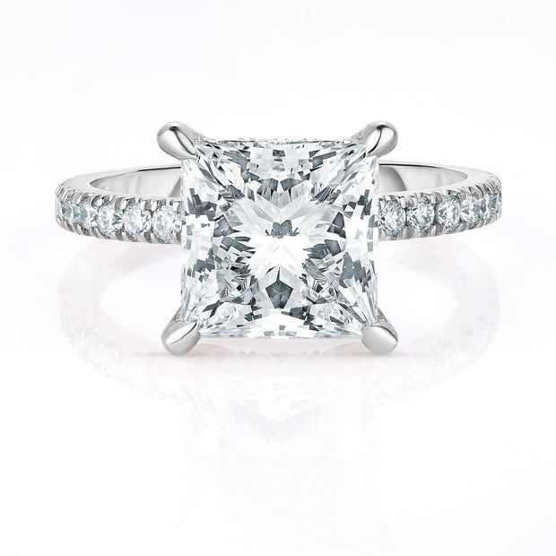 2.00 Carat Princess Cut Diamond Engagement Ring