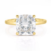 3.06 Cushion Cut Diamond Engagement Ring