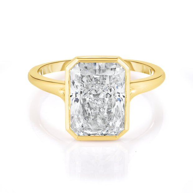 3.02 Carat Radiant Cut Diamond Engagement Ring