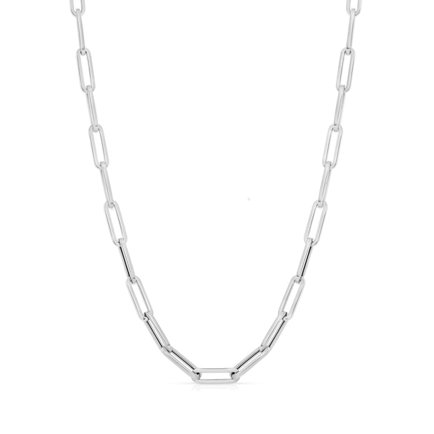 Recognised Freedom Pearl Popon Pendant & Sterling Silver Chunky Chain  Necklace | Recognised | Wolf & Badger