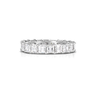 Asscher Diamond Eternity Band
