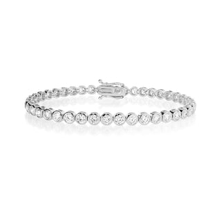 Bezel Lab Diamond Tennis Bracelet