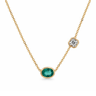 Emerald & Diamond Necklace