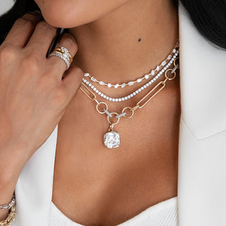 Classic Diamond Tennis Necklace