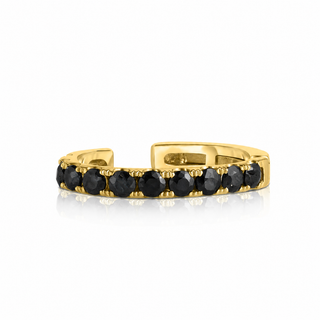 Black Diamond Ear Cuff