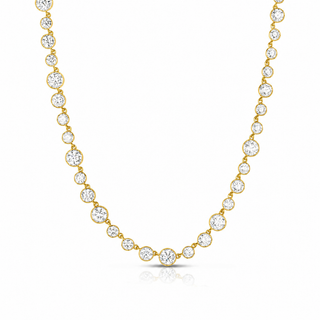 Georgian Lab Diamond Necklace