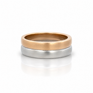 Two-Tone Eternity Band Ring