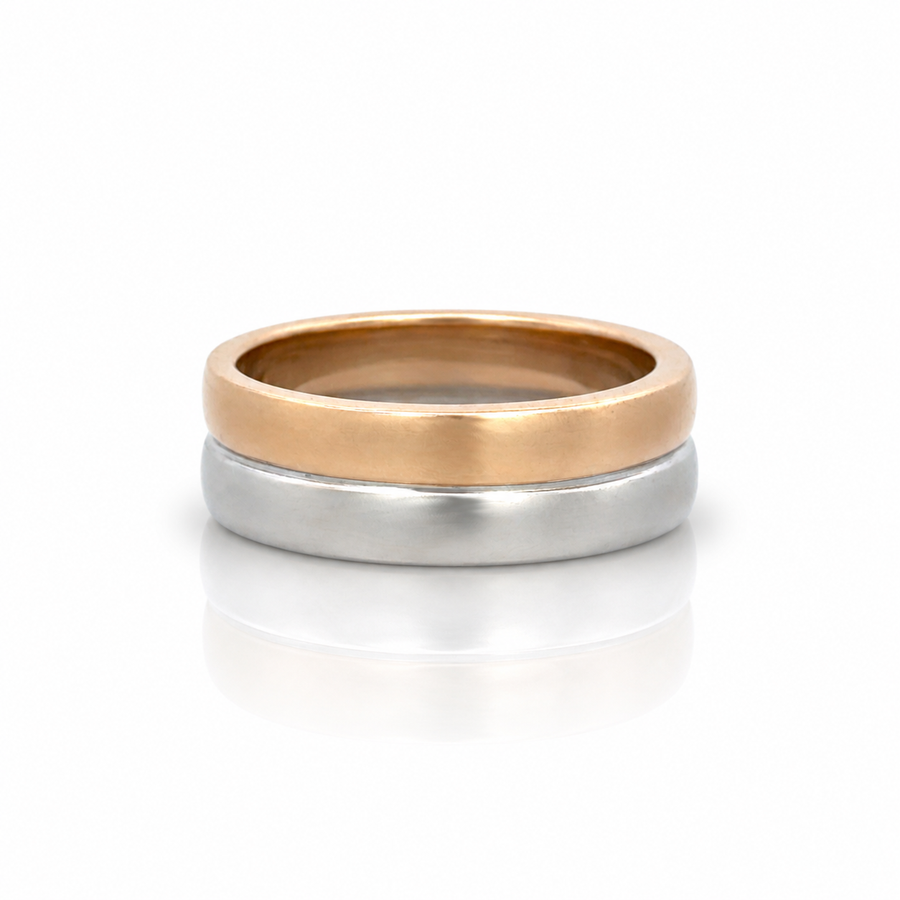Two-Tone Eternity Band Ring