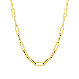 Chunky Paperclip Chain Necklace