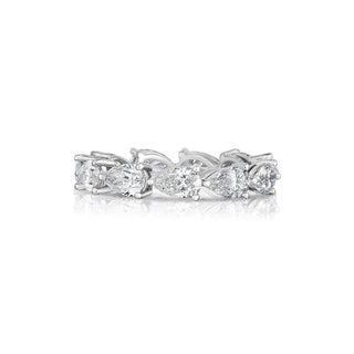 East-West Pear Diamond Eternity Band