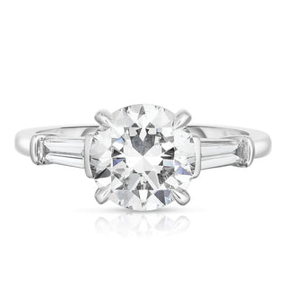 2.50 Carat Round Cut Diamond Engagament Ring