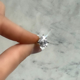 2.50 Carat Pear Cut Diamond Engagement Ring