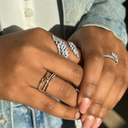 Diamond Baguette Stacked Ring