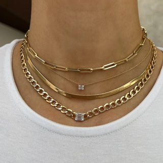 Chunky Paperclip Chain Necklace