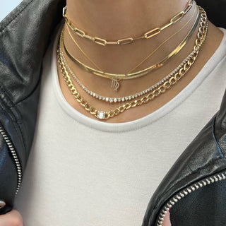 Chunky Paperclip Chain Necklace