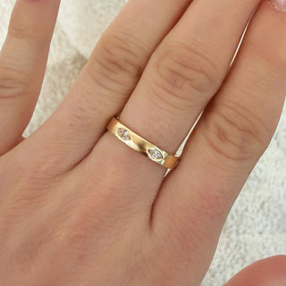 East West Marquise Diamond Eternity Band