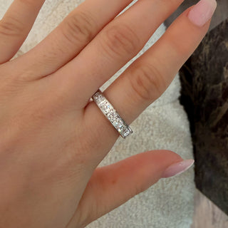 Diamond Channel Eternity Band