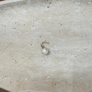 Round Georgian Lab Grown Diamond Pendant