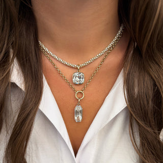 Infinity Lab Diamond Tennis Necklace