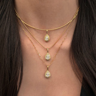 Mini Paperclip Chain Necklace
