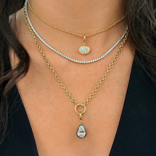 Classic Diamond Tennis Necklace