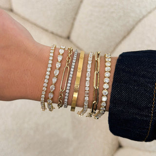 Large Paperclip Chain Bracelet