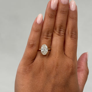 Oval Diamond Solitaire Engagement Ring