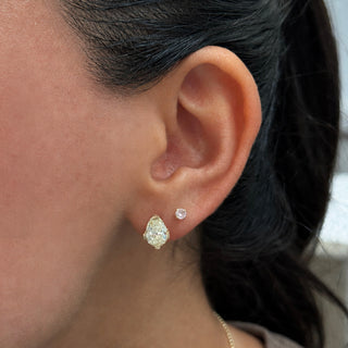 Pear Shape Diamond Stud Earrings