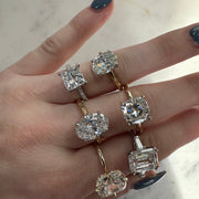 2.00 Carat Princess Cut Diamond Engagement Ring