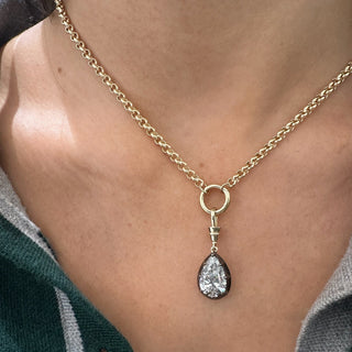 Rolo Chain Necklace with Connector