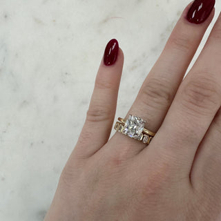 2.04 Carat Cushion Cut Diamond Engagement Ring